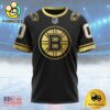 NHL Boston Bruins Special Black And Gold Design Custom Name T Shirt, NHL Shirt