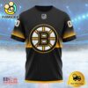 NHL Boston Bruins Special Black And Gradient Design Custom Name T Shirt, NHL Shirt