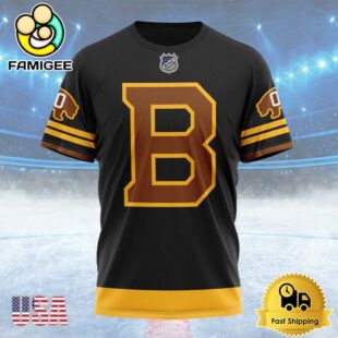 NHL Boston Bruins Special Bold Custom Name T Shirt, NHL Shirt