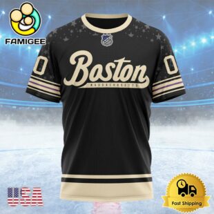 NHL Boston Bruins Special City Edition Design Custom Name T Shirt, NHL Shirt