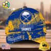 NHL Buffalo Sabres Explosive Grunge Logo 3D Print Cap