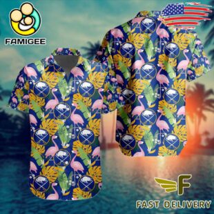 NHL Buffalo Sabres Flamingo Hawaiian Shirt