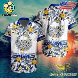 NHL Buffalo Sabres Floral Hawaiian Shirt