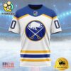 NHL Buffalo Sabres Personalized Away Kits Custom Name T Shirt, NHL Shirt