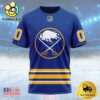 NHL Buffalo Sabres Personalized Home Kits Custom Name T Shirt, NHL Shirt