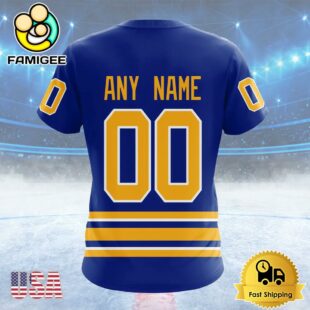 NHL Buffalo Sabres Personalized Home Kits Custom Name T Shirt, NHL Shirt
