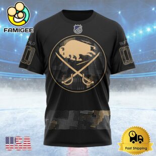 NHL Buffalo Sabres Personalized Military Appreciation Design Custom Name T Shirt, NHL Shirt