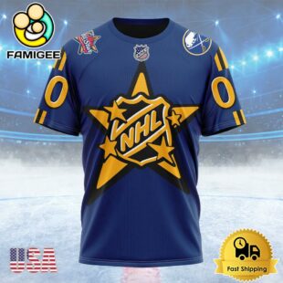 NHL Buffalo Sabres Personalized NHL All-Star Game Custom Name T Shirt, NHL Shirt
