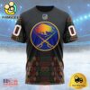 NHL Buffalo Sabres Special Design For Black History Month Custom Name T Shirt, NHL Shirt