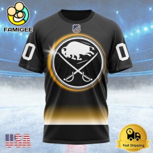NHL Buffalo Sabres Special Eclipse Design Custom Name T Shirt, NHL Shirt