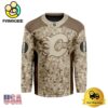 NHL Calgary Flames Desert Camouflage Design Custom Hockey Jersey