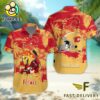 NHL Calgary Flames Hockey Mascot Custom Name Hawaiian Shirt