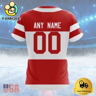 NHL Calgary Flames Personalized Heritage Design Custom Name T Shirt, NHL Shirt