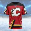 NHL Calgary Flames Special Reverse Retro Design Concept Custom Name T Shirt, NHL Shirt
