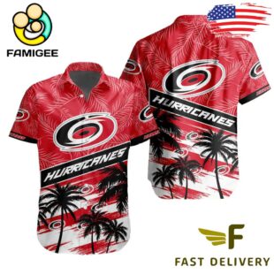 NHL Carolina Hurricanes Coconut Tree Hawaiian Shirt