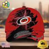 NHL Carolina Hurricanes Dynamic Hockey Emblem Custom Name 3D Printed Cap