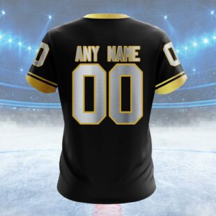 NHL Carolina Hurricanes Special Black And Gold Design Custom Name T Shirt, NHL Shirt
