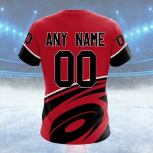 NHL Carolina Hurricanes Special Bold Custom Name T Shirt, NHL Shirt