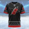 NHL Carolina Hurricanes Special Colour Rush Design Custom Name T Shirt, NHL Shirt