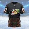 NHL Carolina Hurricanes Special Design For Black History Month Custom Name T Shirt, NHL Shirt