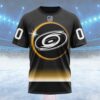 NHL Carolina Hurricanes Special Eclipse Design Custom Name T Shirt, NHL Shirt