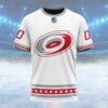 NHL Carolina Hurricanes Special Whiteout Design Custom Name T Shirt, NHL Shirt