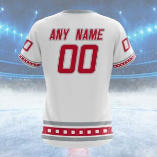 NHL Carolina Hurricanes Special Whiteout Design Custom Name T Shirt, NHL Shirt