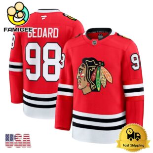 NHL Chicago Blackhawks Connor Bedard Chicago Blackhawks Limited Hockey Jersey, Chicago Blackhawks Jersey