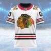 NHL Chicago Blackhawks Personalized Away Kits Custom Name T Shirt, NHL Shirt