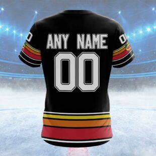 NHL Chicago Blackhawks Special Colour Rush Design Custom Name T Shirt, NHL Shirt