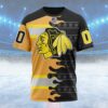 NHL Chicago Blackhawks Special First Responders Design Custom Name T Shirt, NHL Shirt