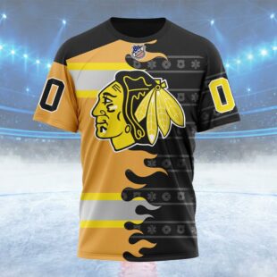NHL Chicago Blackhawks Special First Responders Design Custom Name T Shirt, NHL Shirt