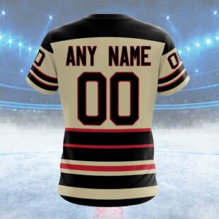 NHL Chicago Blackhawks Special Reverse Retro Design Concept Custom Name T Shirt, NHL Shirt