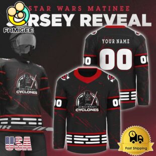 NHL Cincinnati Cyclones Star Wars Custom Hockey Jersey