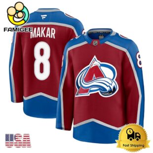 NHL Colorado Avalanche Cale Makar Burgundy Limited Hockey Jersey, Colorado Avalanche Jersey