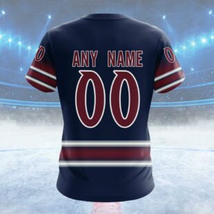 NHL Colorado Avalanche New Gradient Series Concept Custom Name T Shirt, NHL Shirt