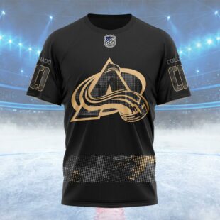 NHL Colorado Avalanche Personalized Military Appreciation Design Custom Name T Shirt, NHL Shirt