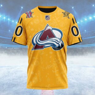 NHL Colorado Avalanche Special All-Star Game Design Custom Name T Shirt, NHL Shirt