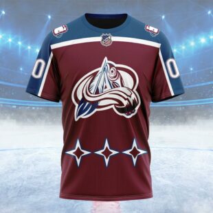 NHL Colorado Avalanche Special Indigenous Design Custom Name T Shirt, NHL Shirt