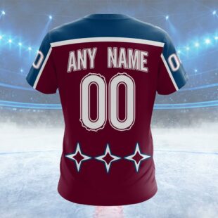 NHL Colorado Avalanche Special Indigenous Design Custom Name T Shirt, NHL Shirt