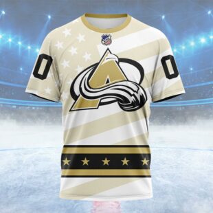 NHL Colorado Avalanche Special Military Appreciation Design Custom Name T Shirt, NHL Shirt