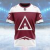 NHL Colorado Avalanche Special Two-tone Design Custom Name T Shirt, NHL Shirt