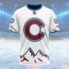 NHL Colorado Avalanche Special Whiteout Design Custom Name T Shirt, NHL Shirt