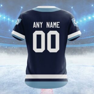 NHL Columbus Blue Jackets Personalized Heritage Design Custom Name T Shirt, NHL Shirt