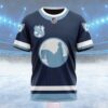 NHL Columbus Blue Jackets Personalized Heritage Design Custom Name T Shirt, NHL Shirt