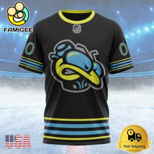 NHL Columbus Blue Jackets Special Blackout Design Custom T Shirt, Columbus Blue Jackets Shirt