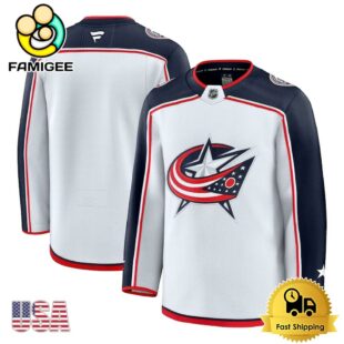 NHL Columbus Blue Jackets White Limited Hockey Jersey, Columbus Blue Jackets Jersey