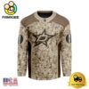 NHL Dallas Stars Desert Camouflage Design Custom Hockey Jersey