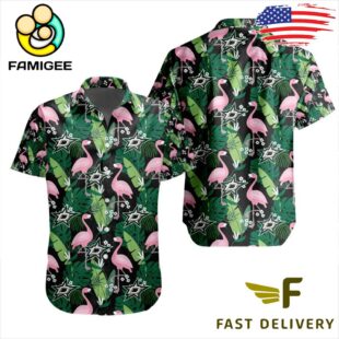 NHL Dallas Stars Flamingo Hawaiian Shirt