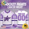 NHL Dallas Stars Hockey Fights Cancer Night Custom Hcckey Jersey